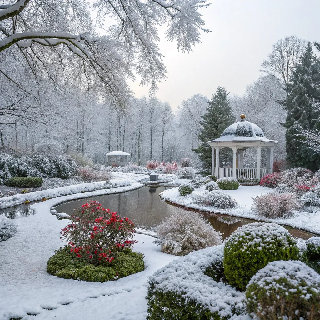 Beautifully Designed Winter Garden